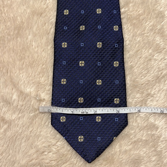 BROOKS BROTHERS Basketweave Flower And Square Tie - Picture 8 of 8